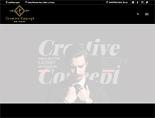Tablet Screenshot of creativeconceptfashions.com